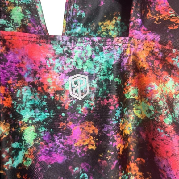 Born Primitive One Piece Swim Suit Women’s L Colorful Swimwear Tie Straps - Picture 4 of 10